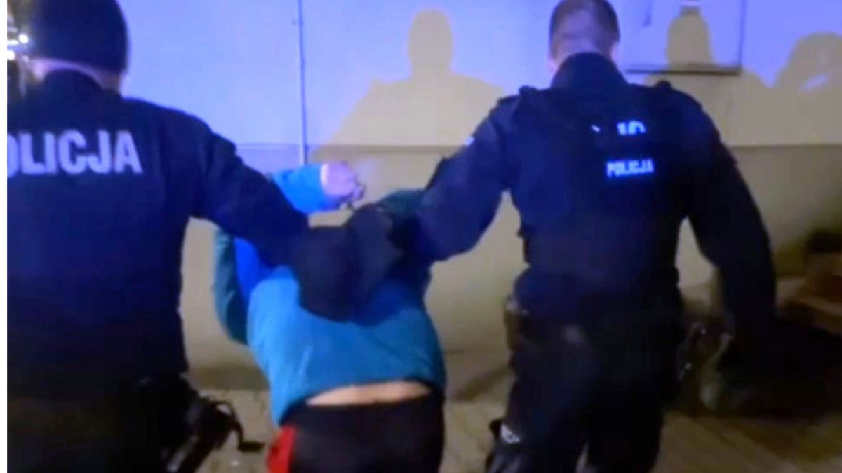 Mężczyzna trafił w ręce policji.