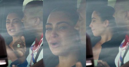 Rozhisteryzowana Kim Kardashian WYBUCHA PŁACZEM podczas kłótni z Kanye Westem (ZDJĘCIA)