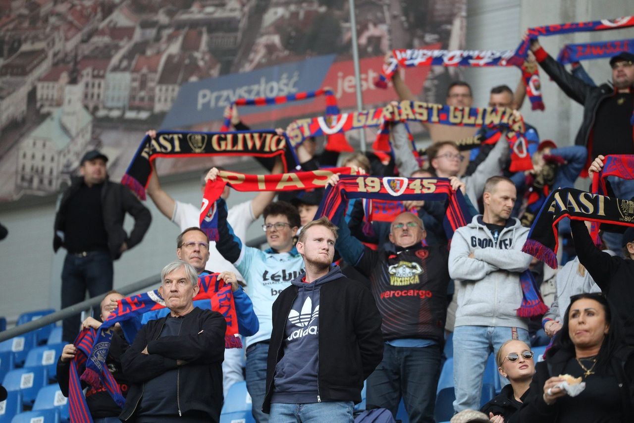 Piast Gliwice - Bruk-Bet Termalica Nieciecza. Gliwiczanie przegrywali 0:2, ale mają pierwsze zwycięstwo