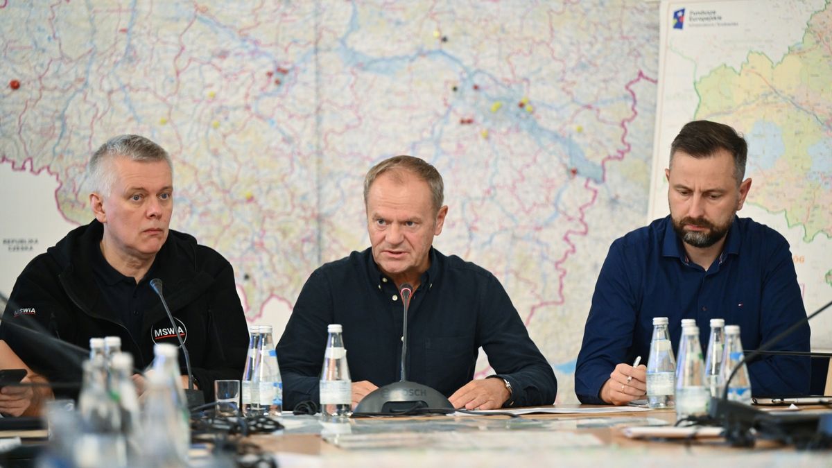 Premier Donald Tusk brał udział w kolejnym zebraniu sztabu kryzy