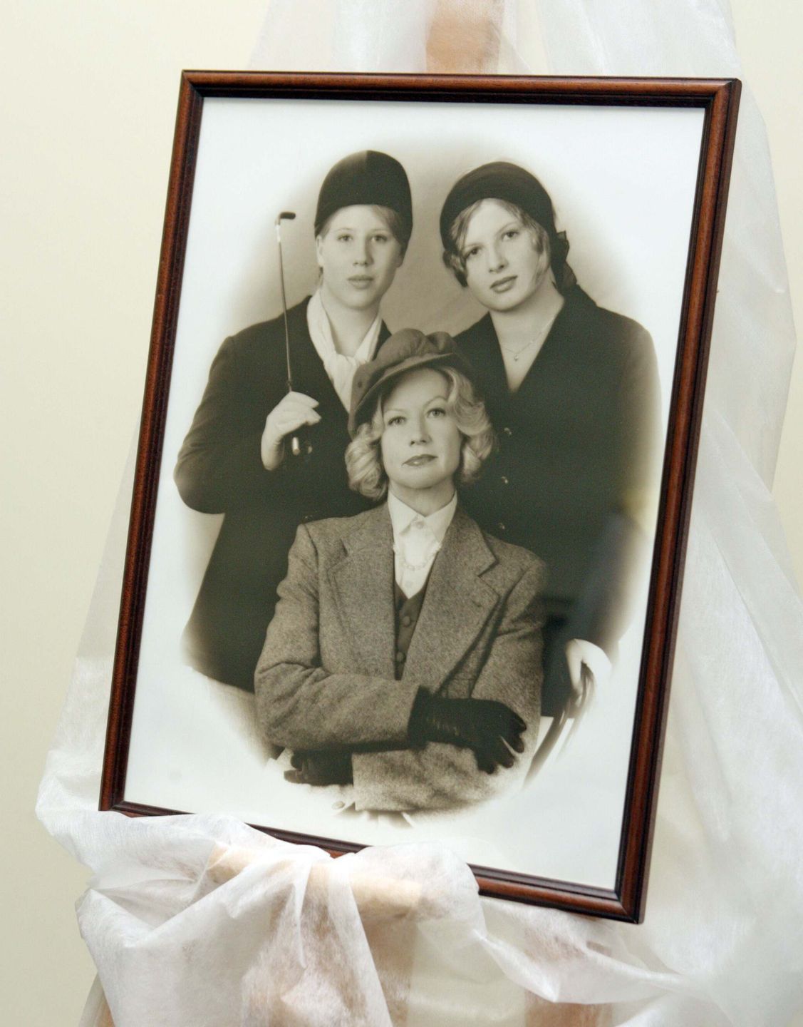 Bożena Dykiel z córkami