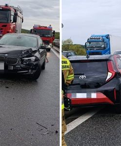 Karambol na A4. Ranni matka z dzieckiem