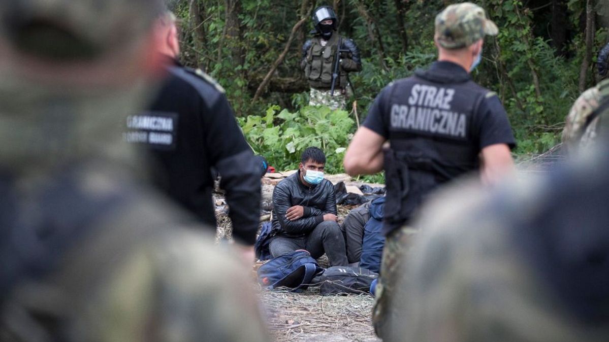 migranci na granicy polsko-białoruskiej