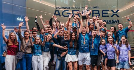 Poznań po raz kolejny z tytułem. SNS Foods 11punkt Men's Crew mistrzem Polski w squashu 2025