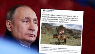 Przywódcy państw G7 śmieją się ze zdjęć Putina topless. Odpowiedział