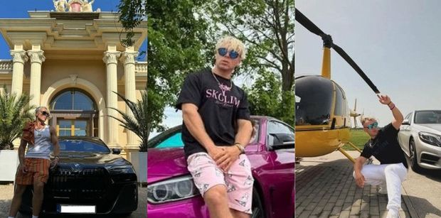 Samochodziarz Skolim i jego kolekcja LUKSUSOWYCH FUR. W garażu ma auta warte więcej niż mieszkanie (ZDJĘCIA)