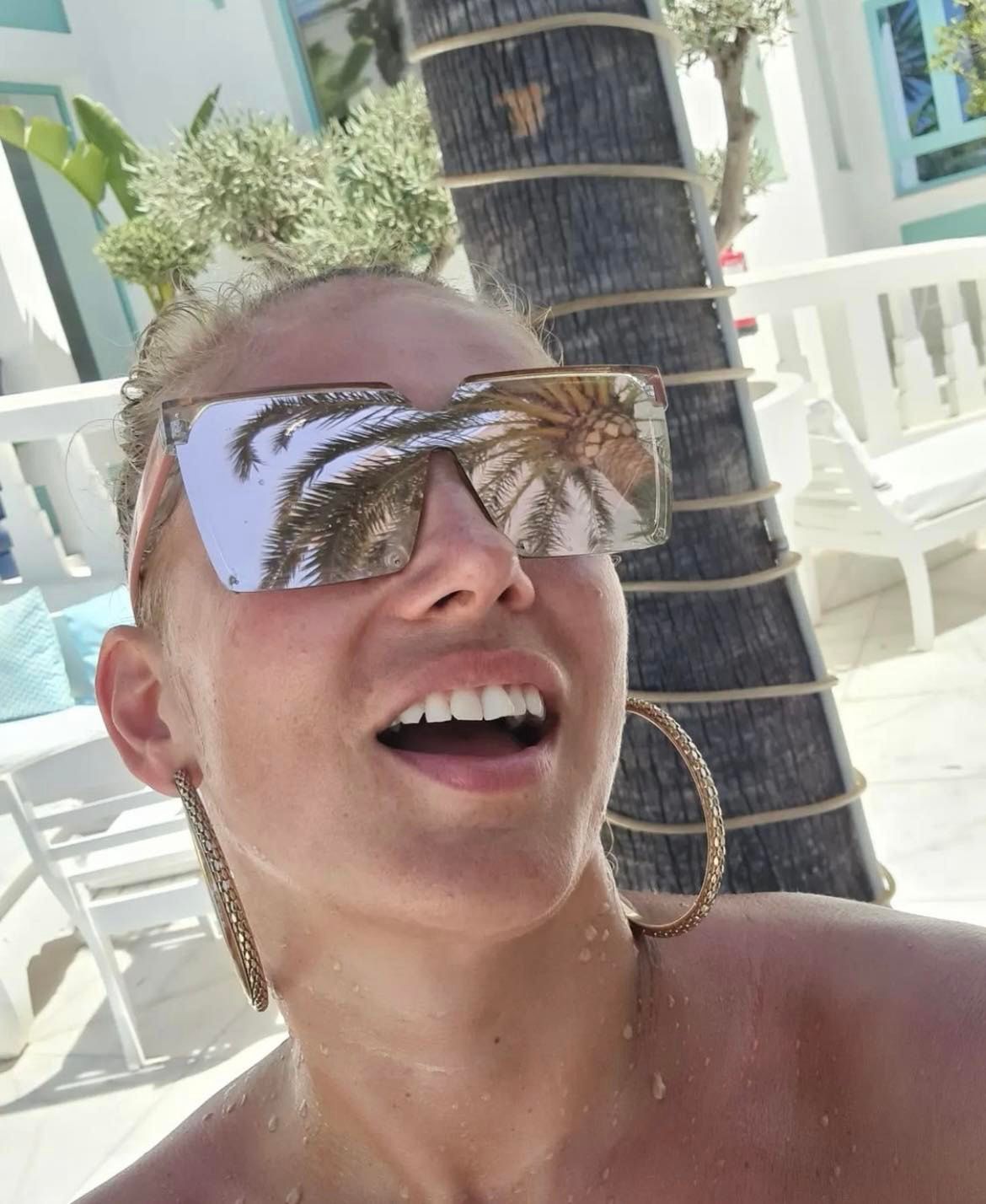 Joanna Liszowska na wakacjach