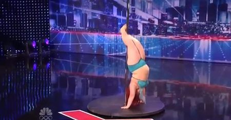 Striptizerka XXL w "Mam talent"!