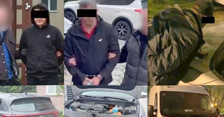 Złodzieje aut zatrzymani w Lublinie. Przyjechali w nocy ukraść dostawczaka, na miejscu czekali już policjanci