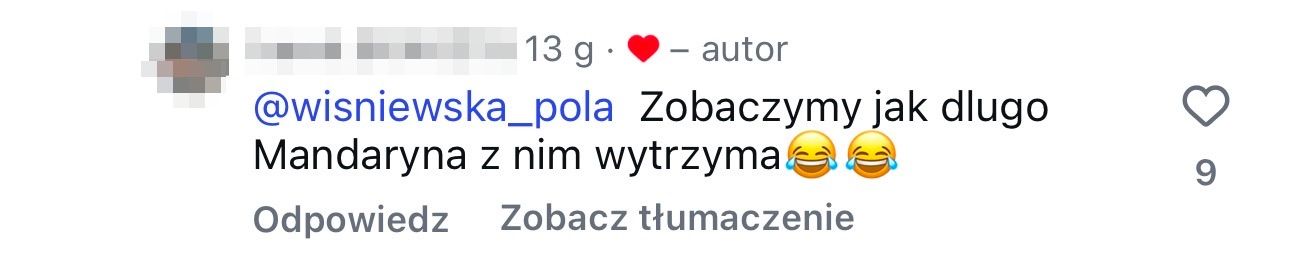Pola Wiśniewska lajkuje komentarze o rzekomej zdradzie Michała
