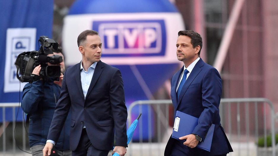 Cezary Tomczyk i Rafał Trzaskowski