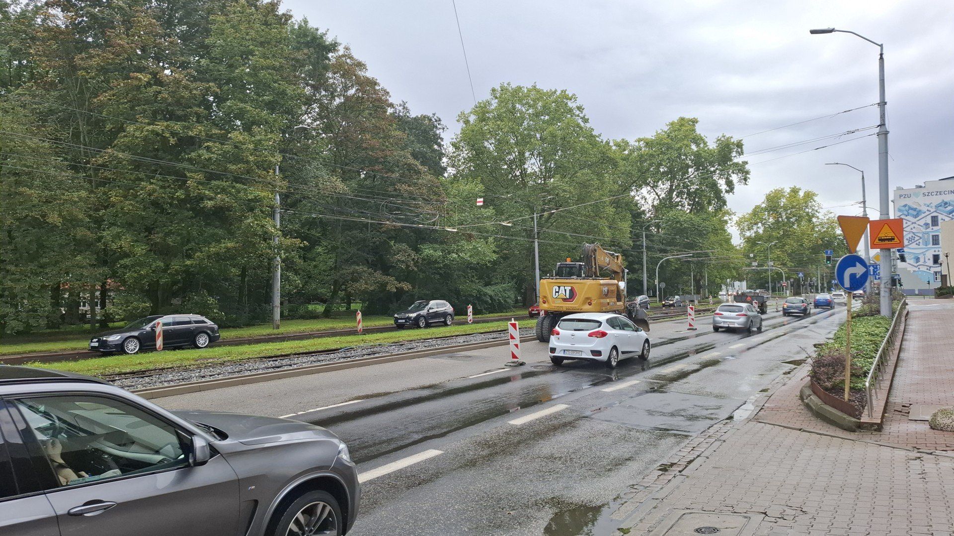 Przebudowa torowiska na ul. Matejki