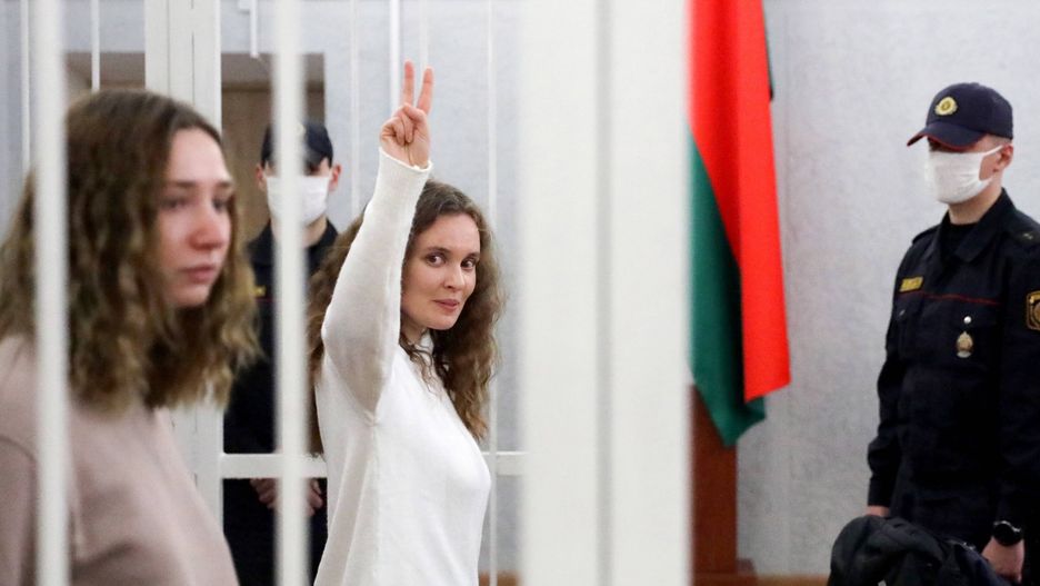 Białoruś. Dziennikarki Biełsatu Kaciaryna Andrejewa i Daria Czulcowa skazane