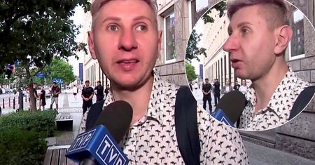 Przypadkowy przechodzień w "Wiadomościach" TVP? Jest odpowiedź na skargę