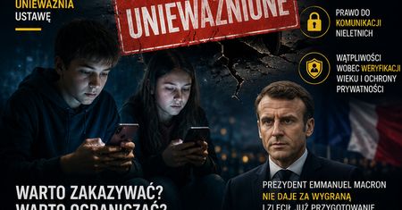 Francuski Trybunał Konstytucyjny zablokował zakaz social mediów dla osób poniżej 15 lat