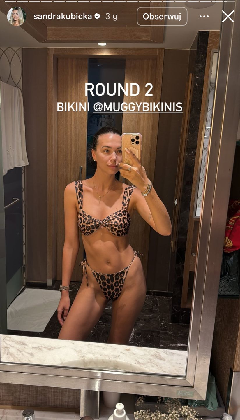Sandra Kubicka w modnym bikini