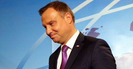 Uśmiechnięty Andrzej Duda na Europejskim Forum Gospodarczym (ZDJĘCIA)