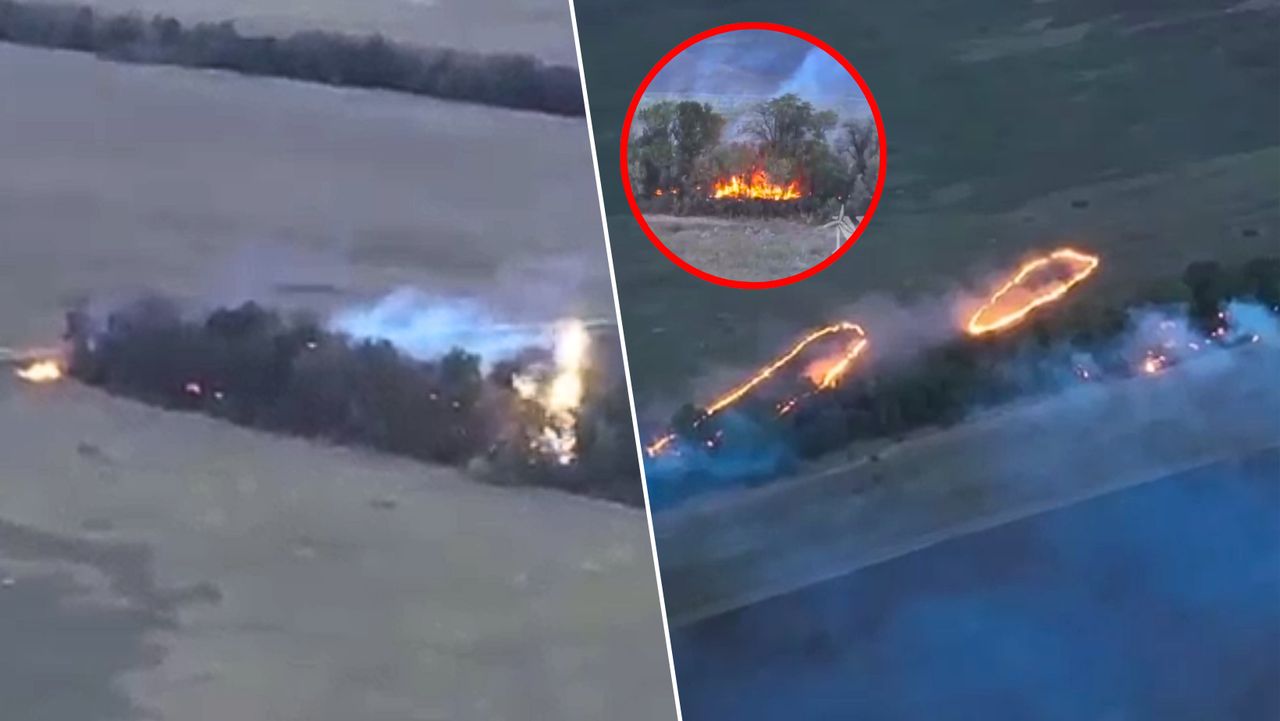 Ukrainian 'dragon drone' disrupts Russian positions with flames