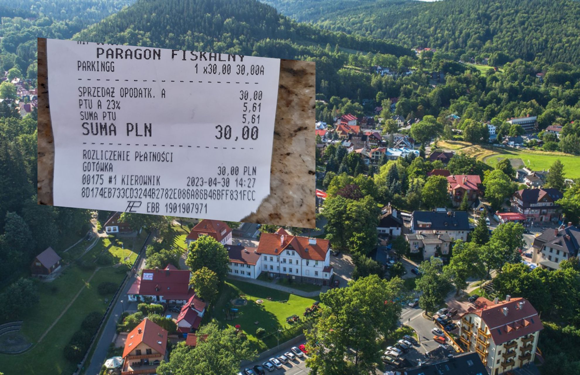 30 zł za godzinę parkingu