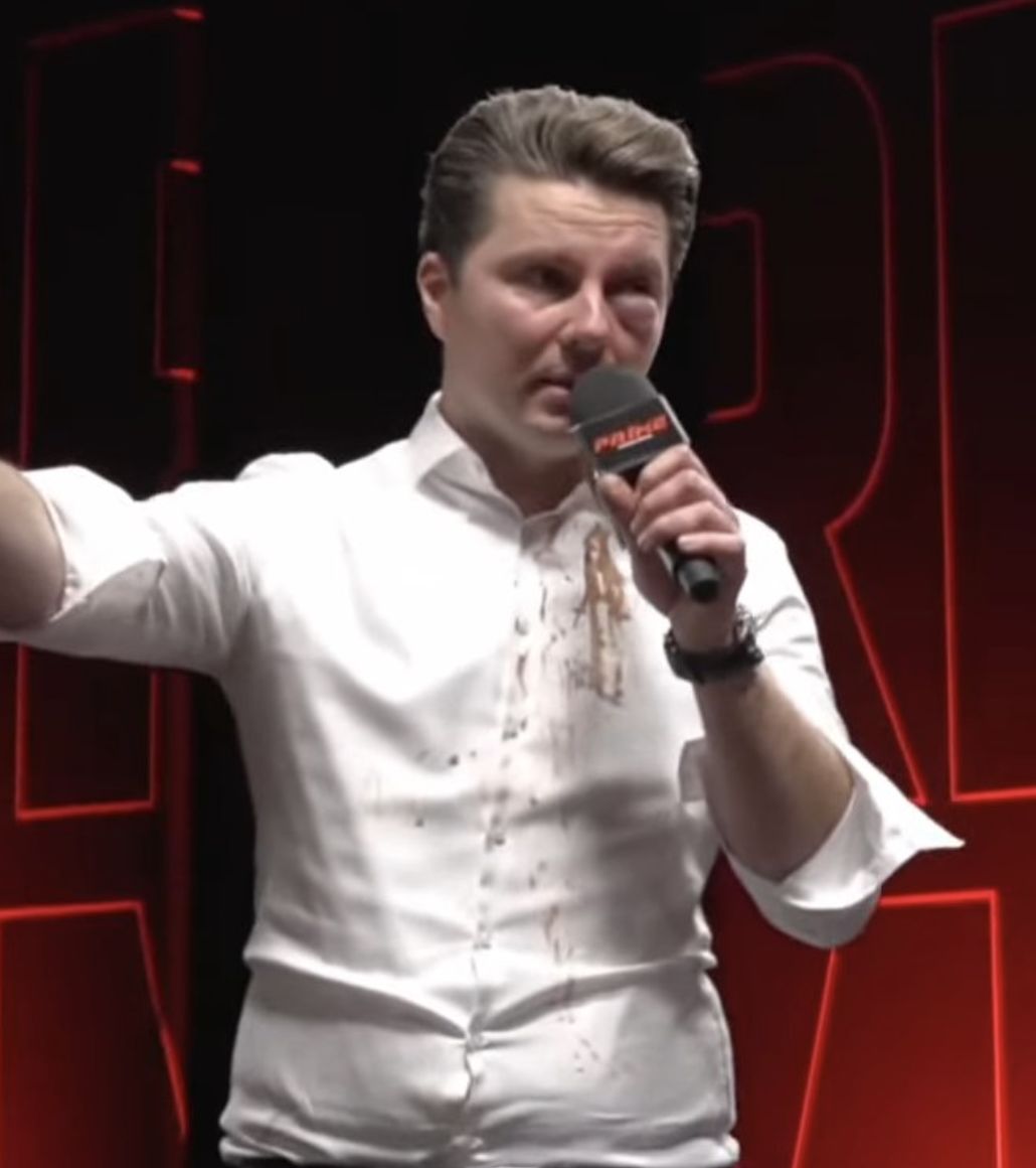 Piotr Korczarowski na konferencji Prime MMA