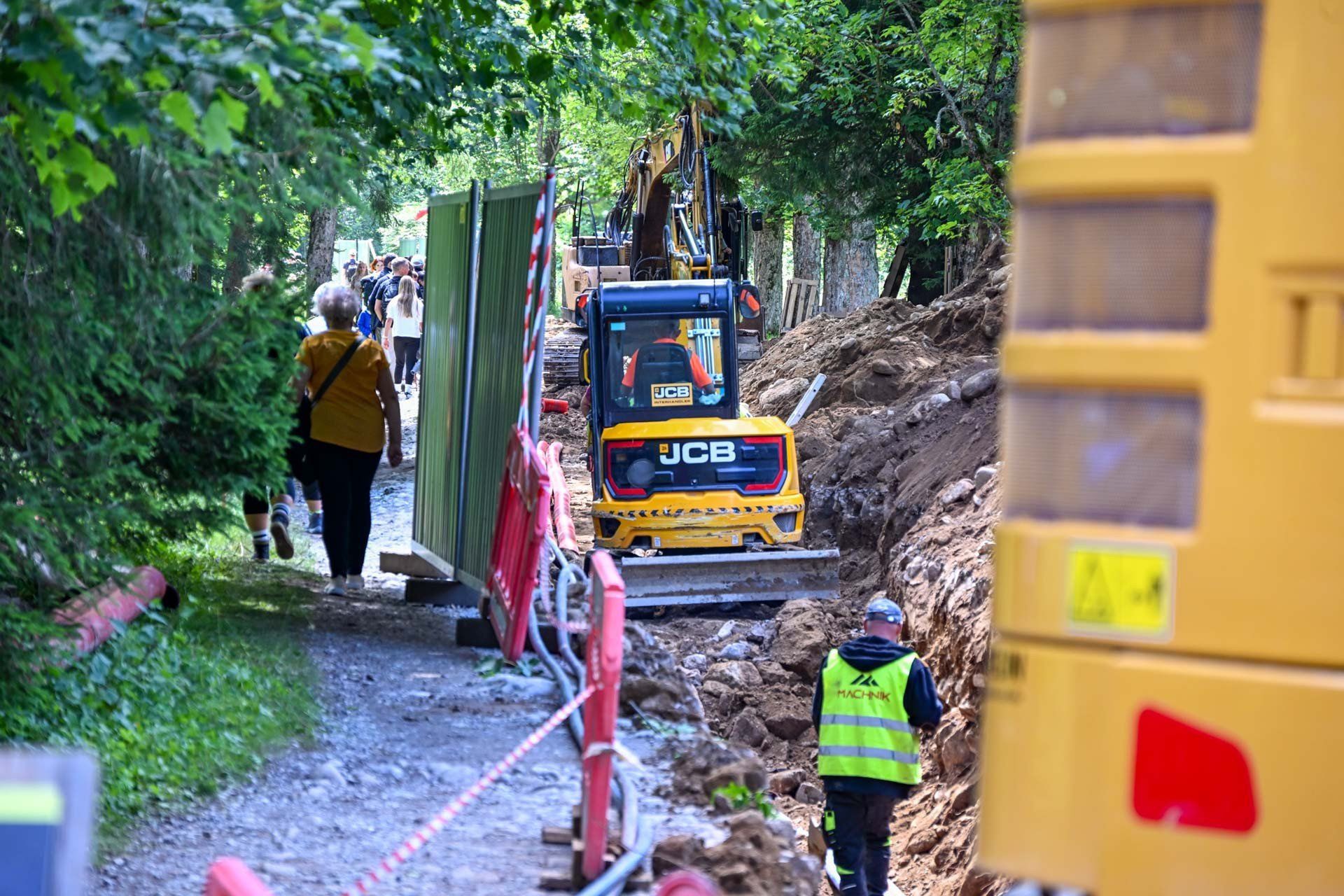 Prace ziemne w Dolinie Kościeliskiej
