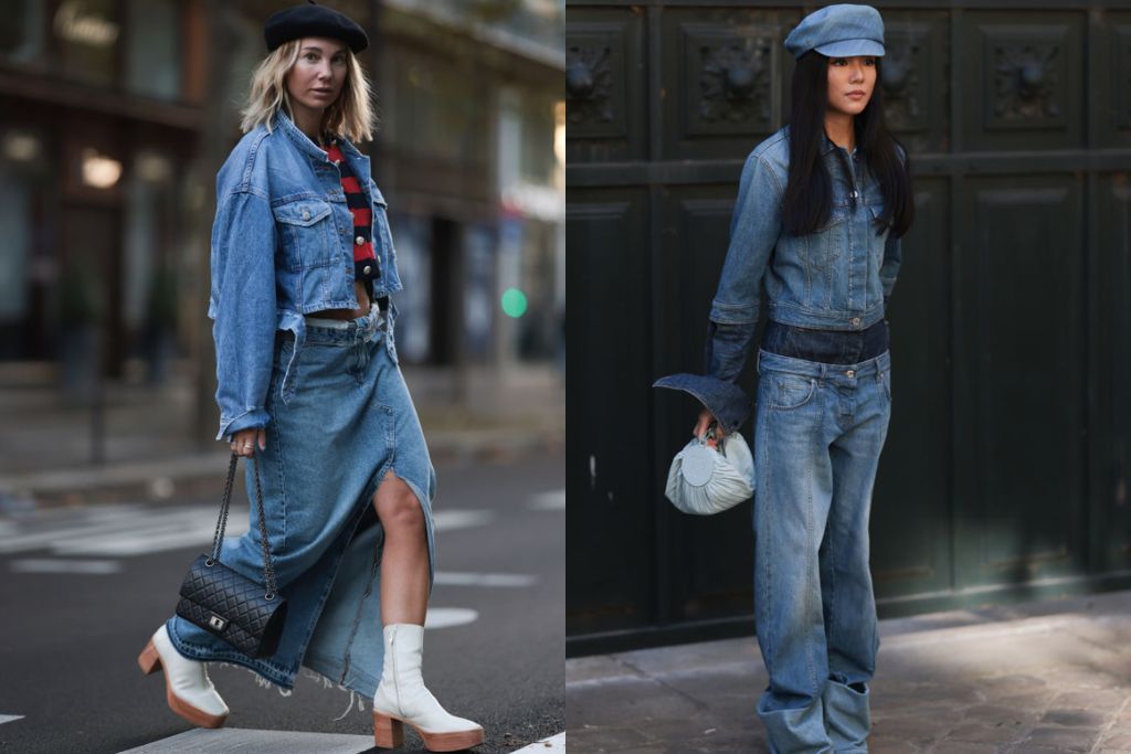 Denimowy total look to król ulicy.