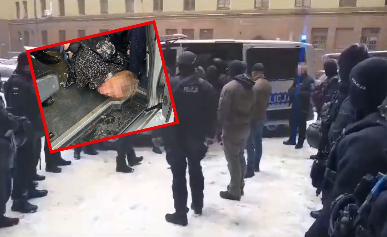 Ranni policjanci w aucie na środku drogi. Kulisy obławy we Wrocławiu