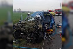 26-letni kierowca citroena zginął po zderzeniu z ciężarówką