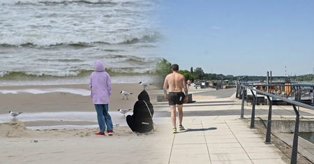 Na Pomorzu jesień, a na wschodzie skwar. Polska na styku mas powietrza