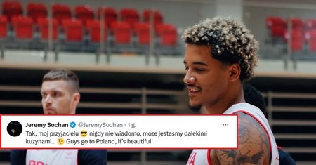 Reklama z Jeremym Sochanem poruszyła dziennikarza. Koszykarz kąśliwie odpowiedział