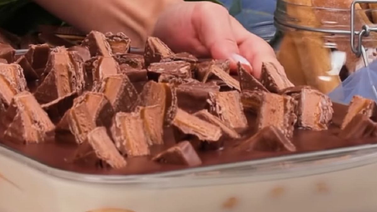 Ciasto Mars bez pieczenia.