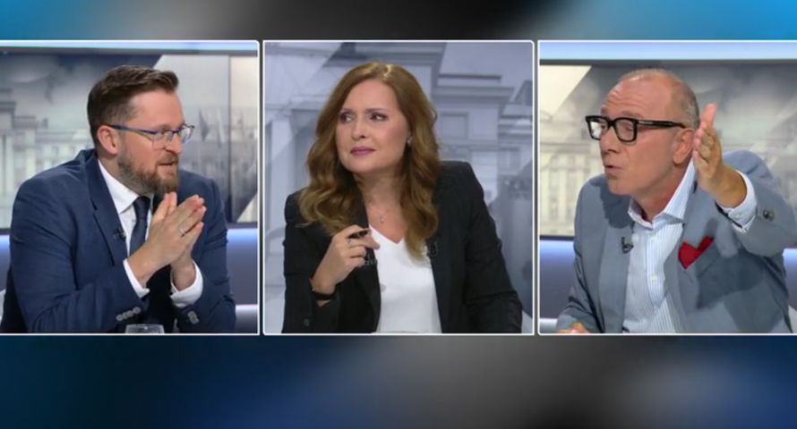 Gozdyra i Jankowski starli się w Polsat News