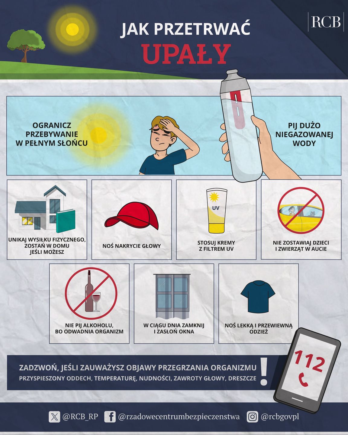 Jak przetrwać upały?