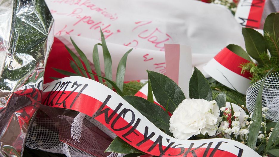 79 rocznica Rzezi Wo?y?skiej
10.07.2022 Gdansk Pomnik Pamieci Ofiar Eksterminacji Ludnosci Polskiej na Wolyniu 79 rocznica Rzezi Wolynskiej w 1943 roku Fot. Wojciech Strozyk/REPORTER. Wojciech Strozyk/REPORTER
Wojciech Strozyk/REPORTER