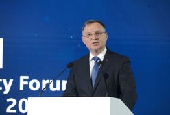 Andrzej Duda o sytuacji na granicy polsko-białoruskiej. "Bronimy granic NATO i UE"