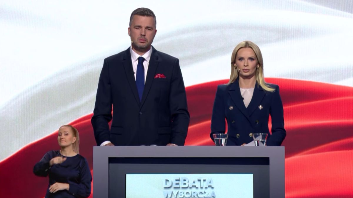 Michał Rachoń i Anna Bogusiewicz czytali niektóre pytania przez ponad minutę