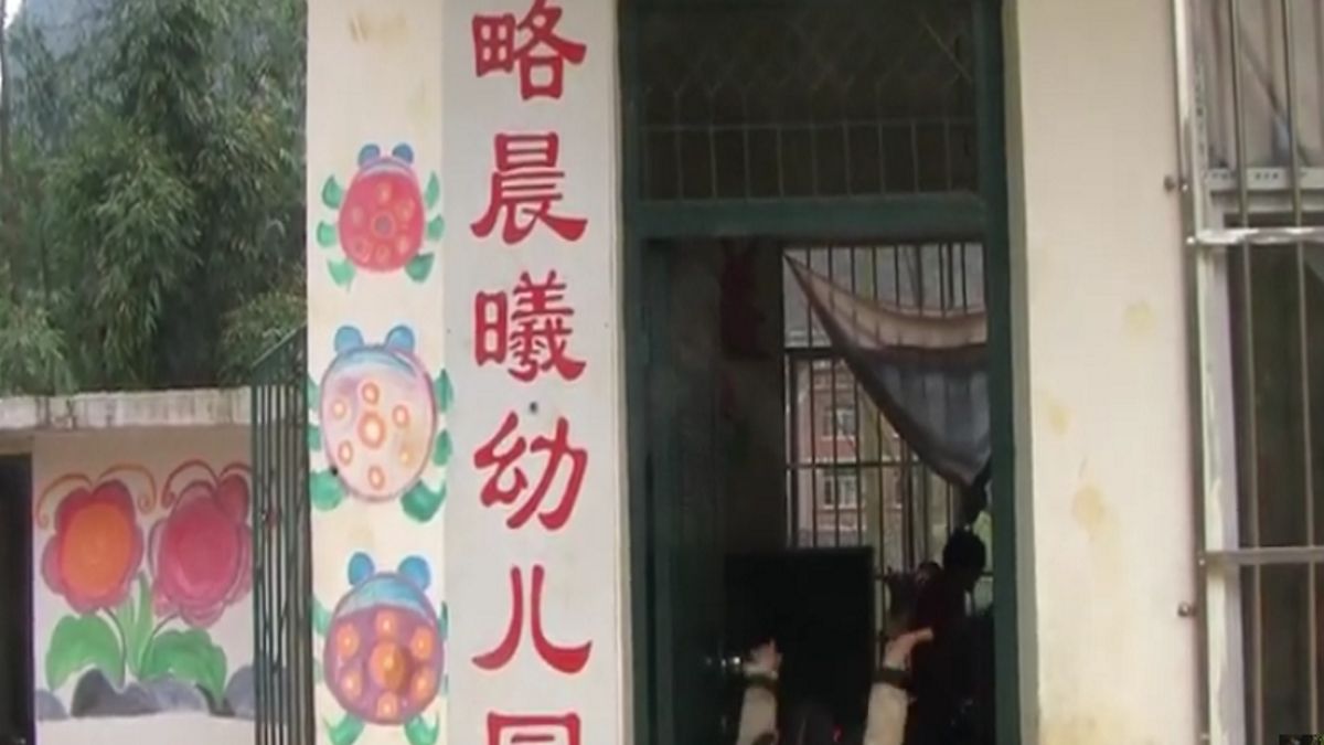 Jedno z przedszkoli w Guangxi