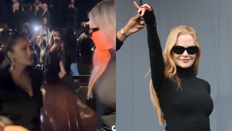 Nicole Kidman i Salma Hayek spięły się w Paryżu