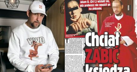 "Super Express" pomylił mężczyznę, który NAPADŁ NA KSIĘDZA, z... raperem Sokołem!
