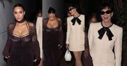 Wydekoltowana Kim Kardashian wybrała się na kolację z mamą. Kris wygląda już jak jej koleżanka? (ZDJĘCIA)