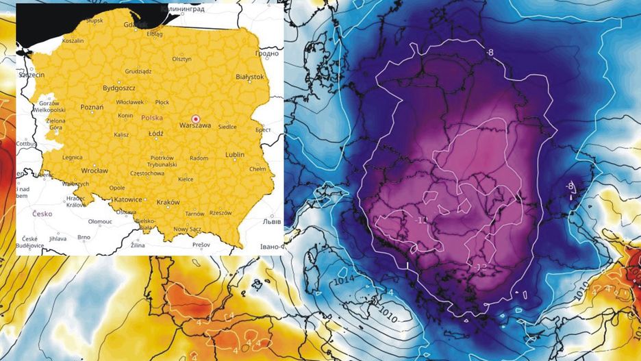 Pogoda. Zmrożona Polska. Ostrzeżenia IMGW przed silnym mrozem obowiązują niemal w całym kraju