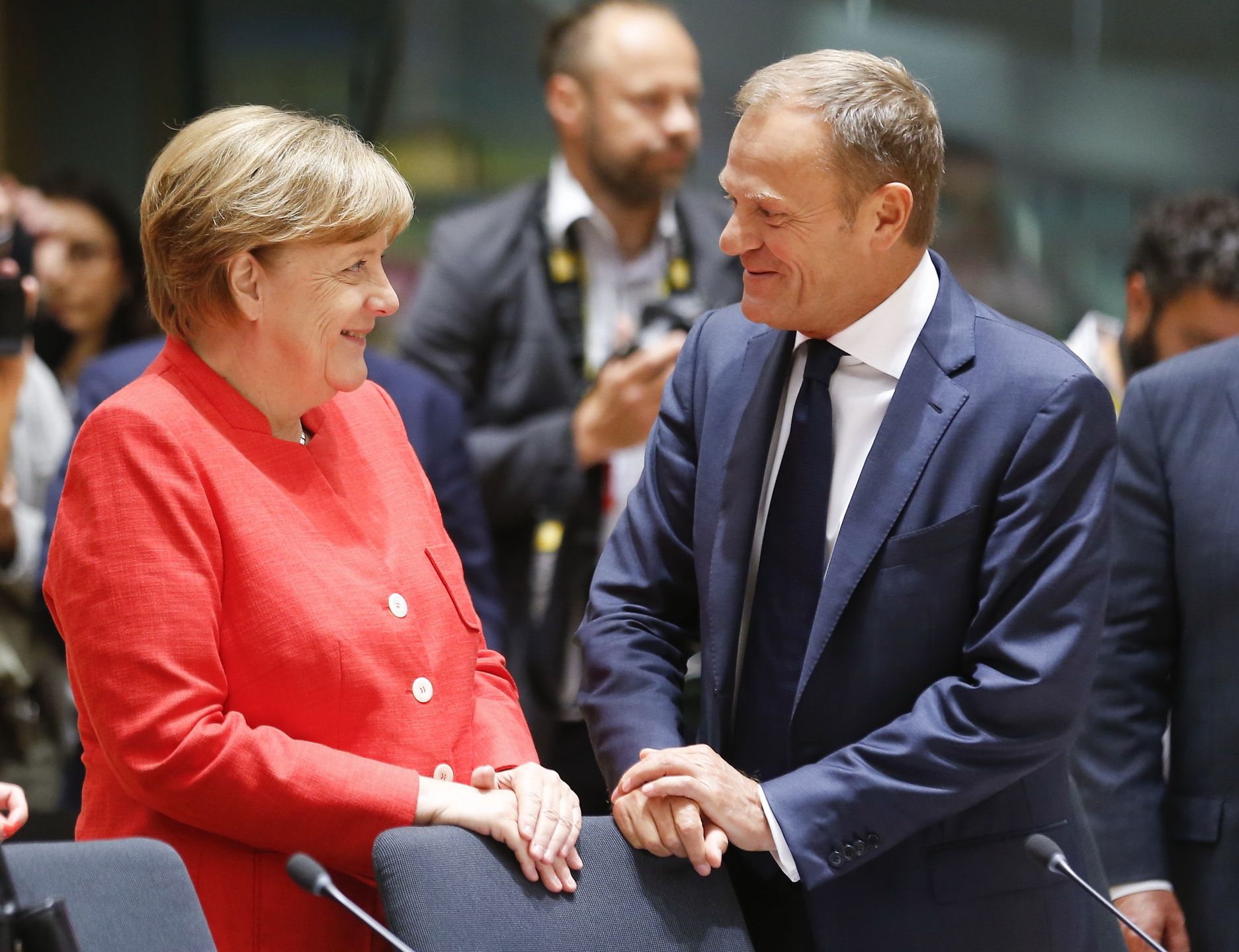 Angela Merkel i Donald Tusk