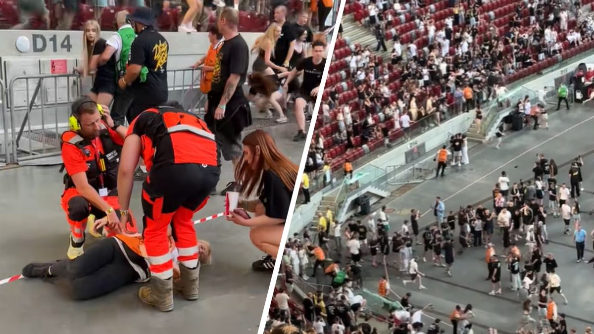 Chaos na koncercie białoruskiego rapera