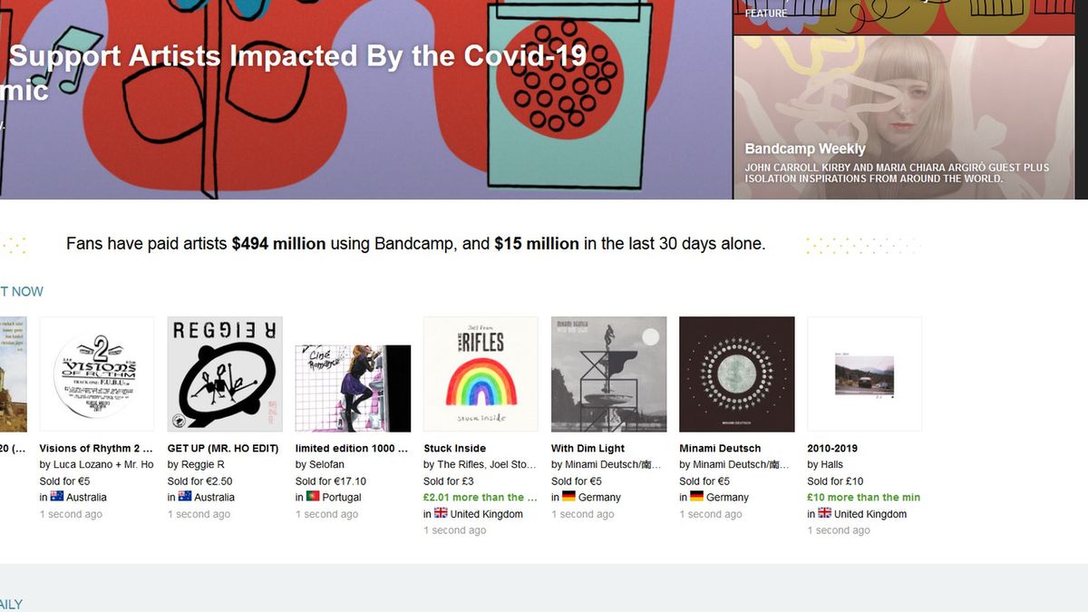 Bandcamp znowu dzieli się zyskami. Jest szansa, że uda się pobić nowy rekord 1