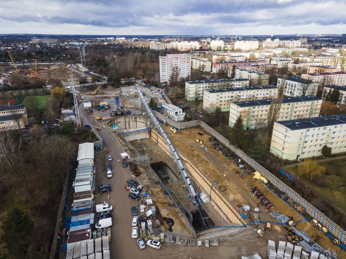 Budowa tunelu średnicowego w Łodzi
