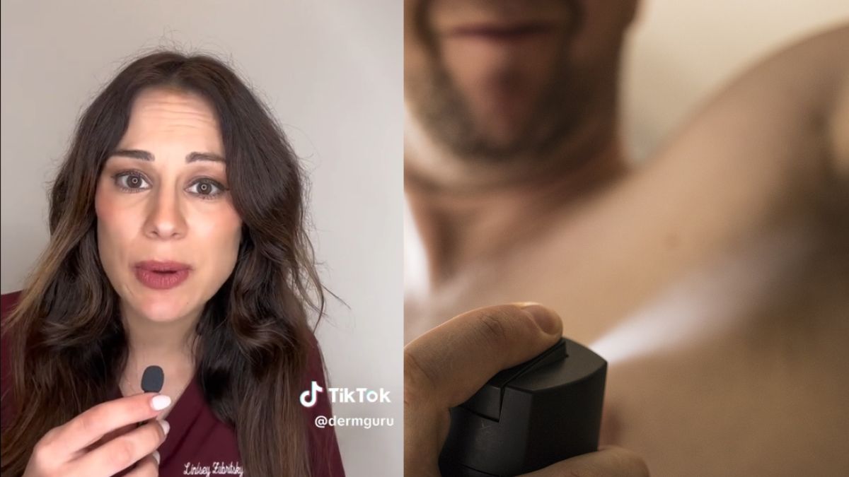 Dezodorant na noc. Fot.TikTok/Dr.Lindsey Zubritsky, Pixabay