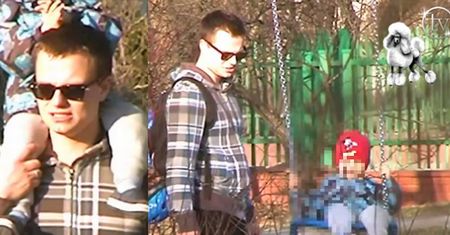PUDELEK.TV: Hakiel na spacerze z synem
