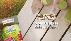 Herbaty zielone Big-Active promowane jako „dopełnienie dobrych chwil”