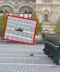 Parada w Moskwie. Doszło do incydentu z butem