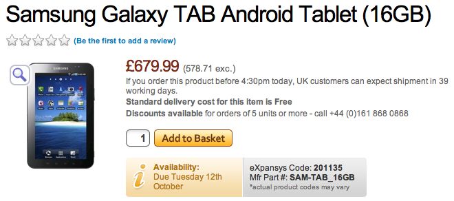 Cena Samsunga Galaxy Tab wyższa, niż się spodziewano [wideo] 2